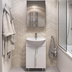 Vigo Мебель для ванной Turin 55 белая – фотография-1